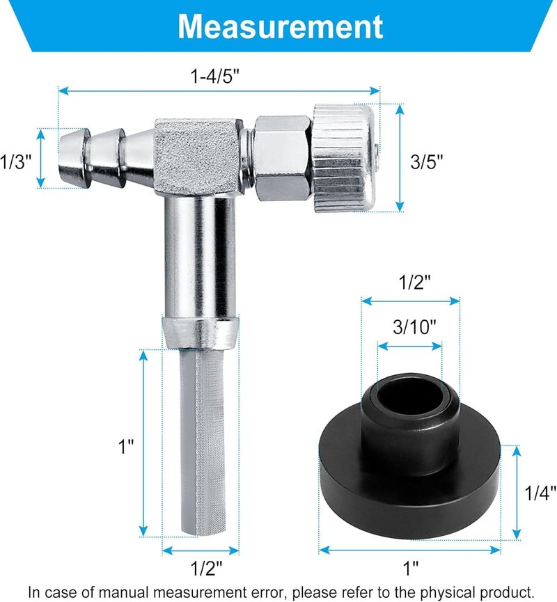 CLSR2U Replacement Valve 951-0171 & Grommet 735-0149 Compatible with Coleman Generator - Fuel Tank Shut Off Valve & Bushing Compatible with Coleman Powermate 4200 5000 Generator, MTD Cad Lawn Mower, Tiller - Image 2